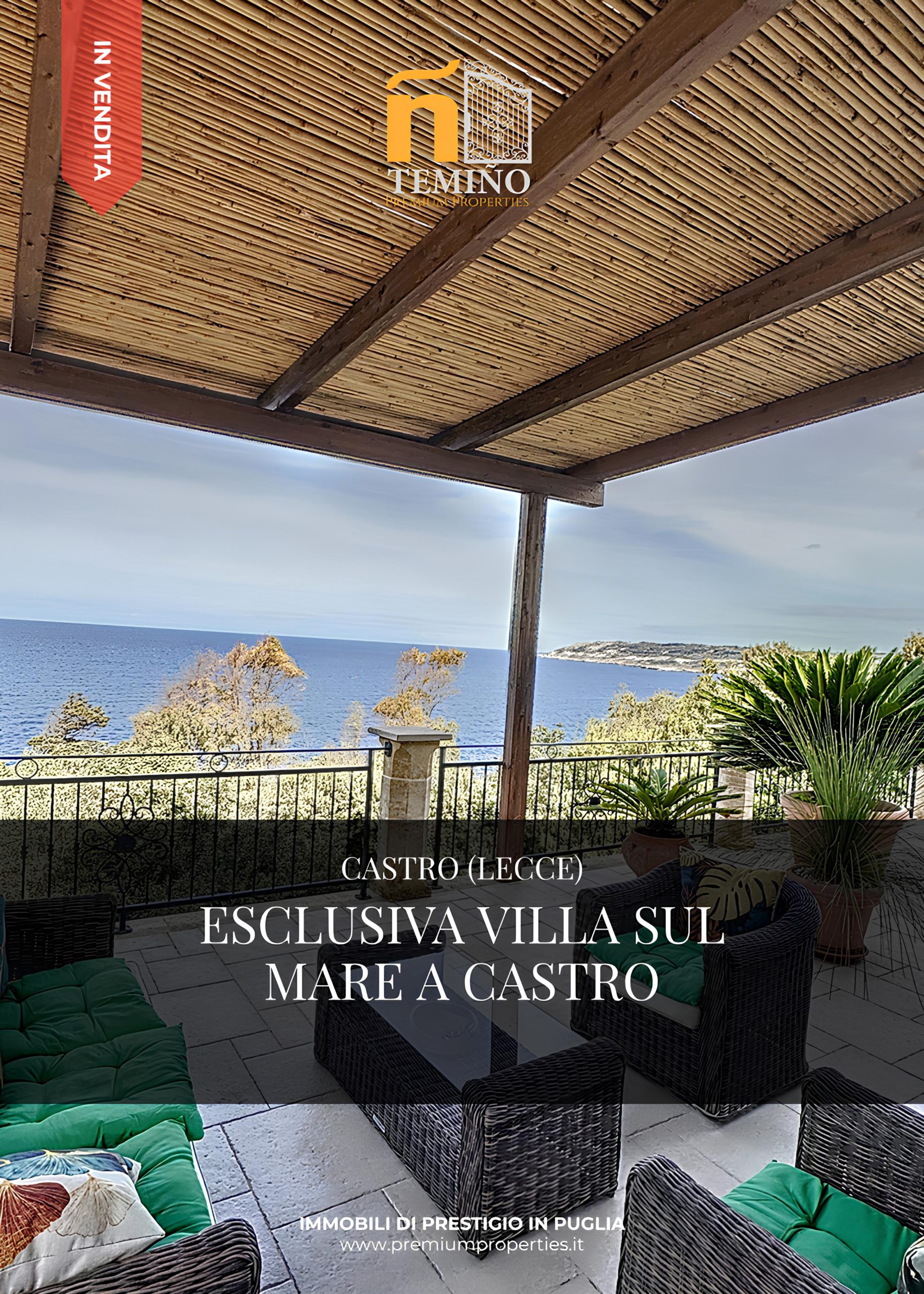 [TODO: copertina opuscolo Esclusiva villa sul mare – Castro (LE)]