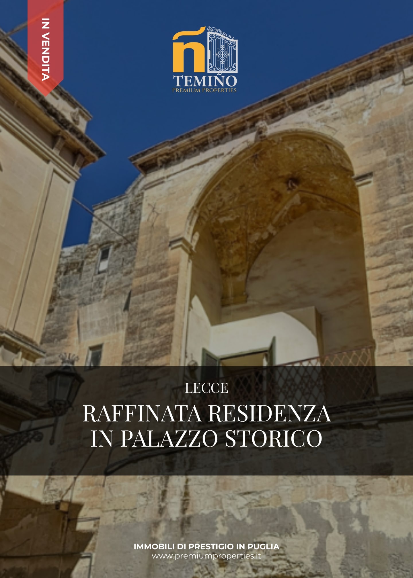 [TODO: copertina opuscolo Raffinata residenza in palazzo storico – Lecce]