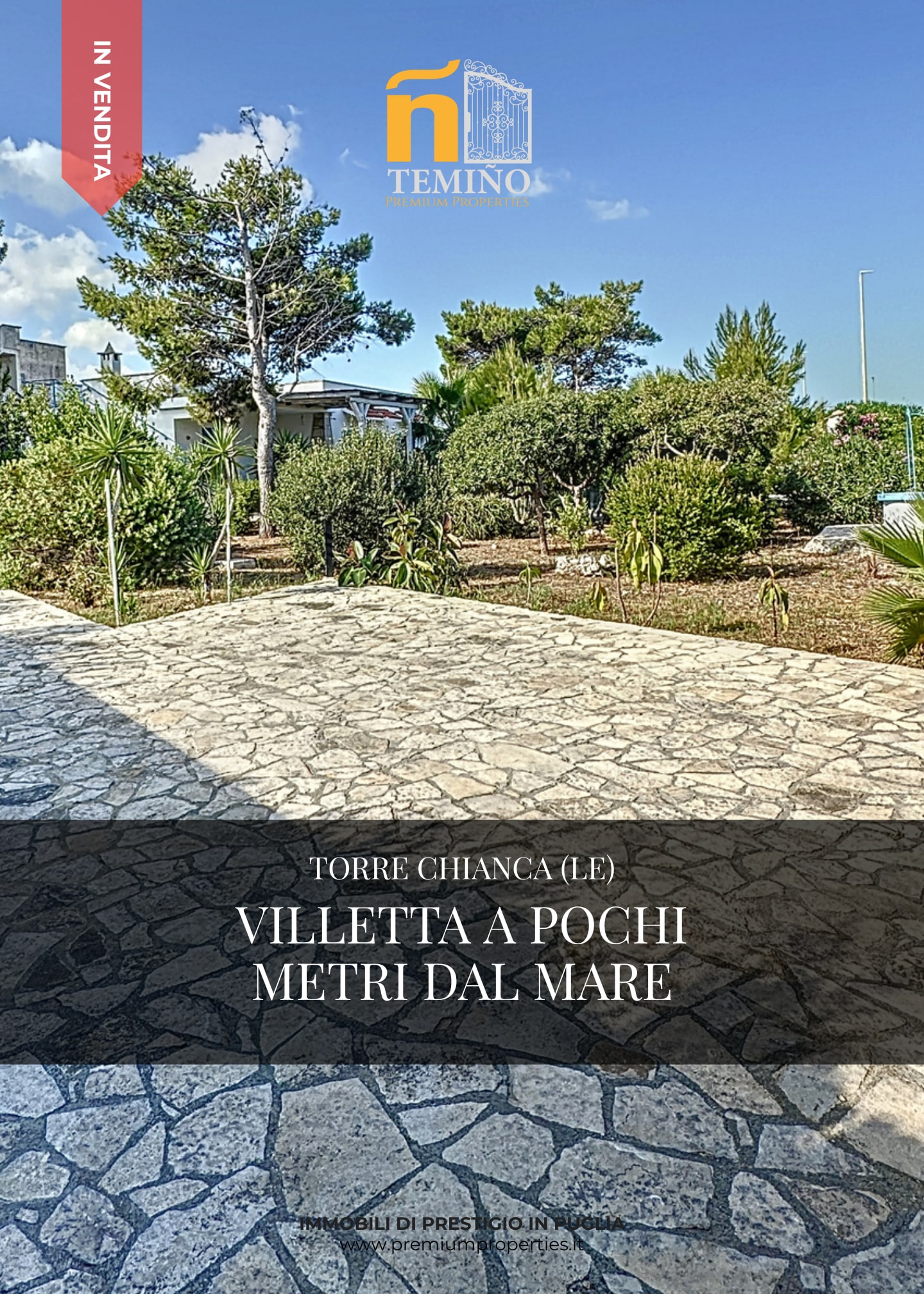 [TODO: copertina opuscolo Villetta a pochi metri dal mare – Torre Chianca (LE)]
